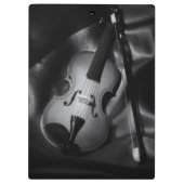 Stilstaand afbeelding van een viool klembord (Achterkant)