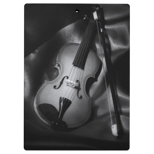 Stilstaand afbeelding van een viool klembord (Achterkant)