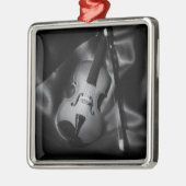 Stilstaand afbeelding van een viool metalen ornament (Links)