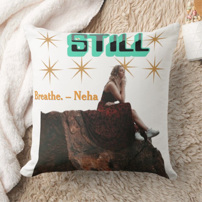 Stilstaand Sierkussen – minimalistisch zen-geïnspi (Deken)