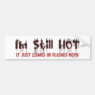 stilstaande hot Bumpersticker