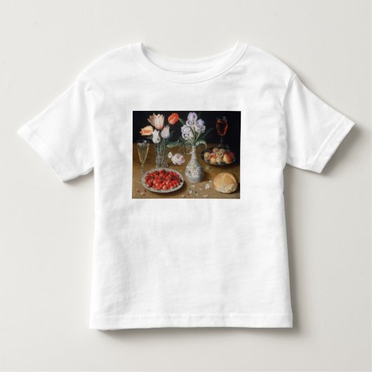 Stilstaande lenzen, Tulpen, kersen en aardbeien Kinder Shirts (Voorkant)
