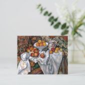 stilstaande Sinaasappels - Paul Cezanne die kunst  Briefkaart (Staand voorkant)