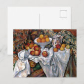 stilstaande Sinaasappels - Paul Cezanne die kunst  Briefkaart (Voorkant / Achterkant)