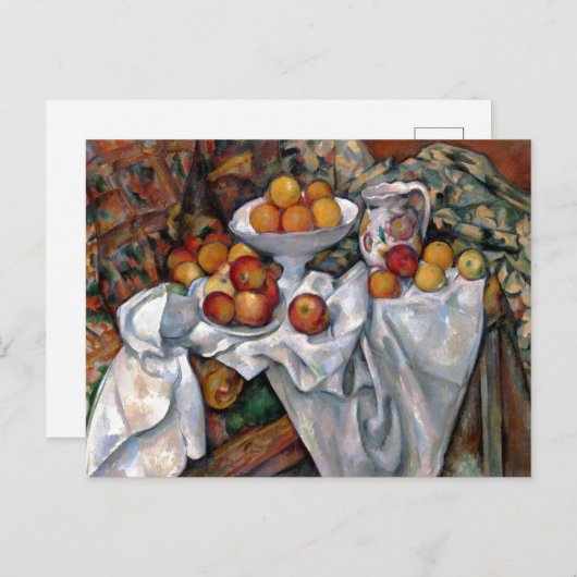 stilstaande Sinaasappels - Paul Cezanne die kunst Briefkaart (Voorkant / Achterkant)