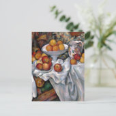 stilstaande Sinaasappels - Paul Cezanne die kunst  Briefkaart (Staand voorkant)