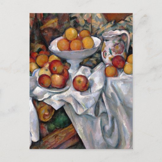 stilstaande Sinaasappels - Paul Cezanne die kunst  Briefkaart (Voorkant)