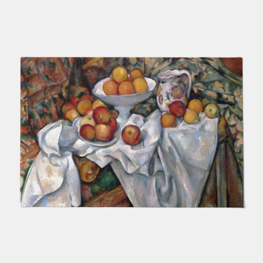 stilstaande Sinaasappels - Paul Cezanne die kunst  Deurmat (Voorkant)