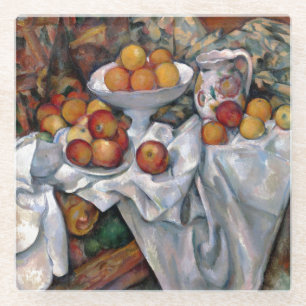 stilstaande Sinaasappels - Paul Cezanne die kunst  Glazen Onderzetter