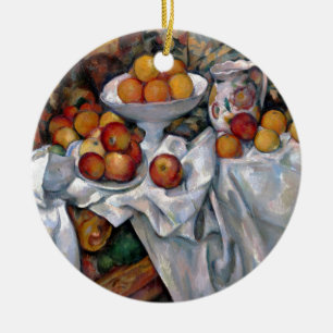 stilstaande Sinaasappels - Paul Cezanne die kunst  Keramisch Ornament