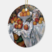 stilstaande Sinaasappels - Paul Cezanne die kunst  Keramisch Ornament (Links)