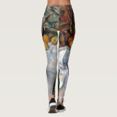 stilstaande Sinaasappels - Paul Cezanne die kunst  Leggings (Achterkant)