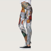 stilstaande Sinaasappels - Paul Cezanne die kunst  Leggings (Links)