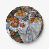 stilstaande Sinaasappels - Paul Cezanne die kunst  Papieren Bordje (Voorkant)