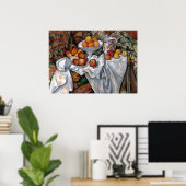 stilstaande Sinaasappels - Paul Cezanne die kunst  Poster (Thuiskantoor)