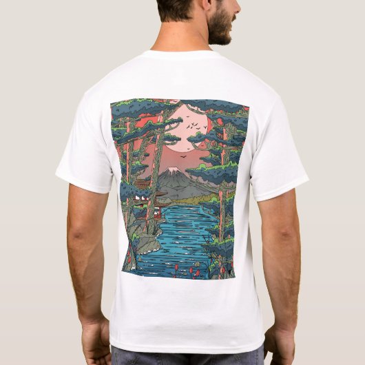 Stilstaande wateren lopen diep. t-shirt (Achterkant)