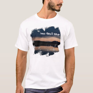 stilstaande zonsondergang; Personaliseerbaar T-shirt