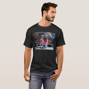 Stilt Dancers mannen zwart T-shirt
