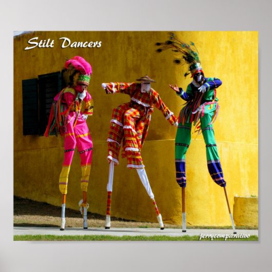 Stilt Dancers Poster (Voorkant)