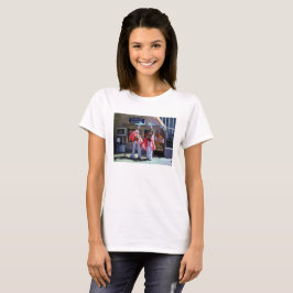 Stilt Dancers women white T-shirt
