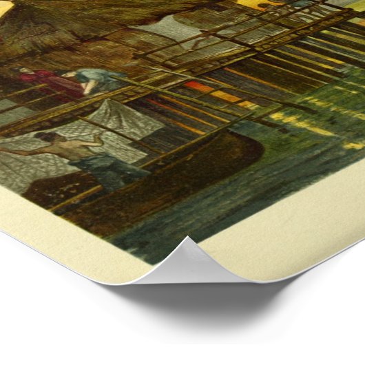 Stilt House Western Zwitserland Print (Hoek)