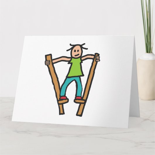 Stilt Walking Kaart (Voorkant)