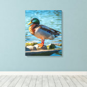 Stilte aan de kust canvas afdruk (Insitu (Houten vloer))