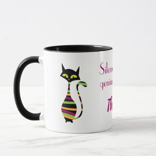 Stilte alsjeblieft, genialiteit aan het werk. Bewe Mok (Links)