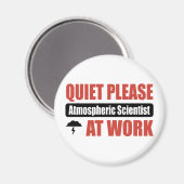 Stilte alsjeblieft sfeervolle wetenschapper aan he magneet (Voorkant / Achterkant)
