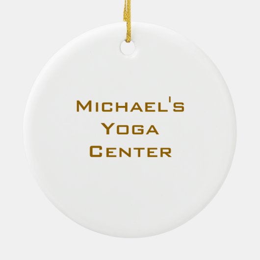 Stilte alsjeblieft Yin en Yang door Hanger Keramisch Ornament (Achterkant)