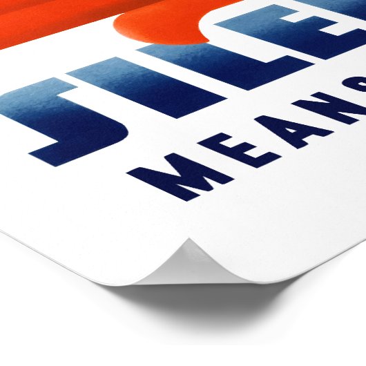 Stilte betekent beveiliging poster (Hoek)