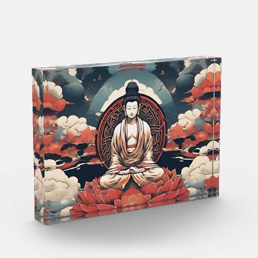 Stilte binnen: Zen Block Art Fotoblokken (Links)