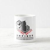 Stilte Bouwt Imperia (Motiverend Ontwerp ) Koffiemok (Center)