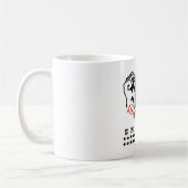 Stilte Bouwt Imperia (Motiverend Ontwerp ) Koffiemok (Links)