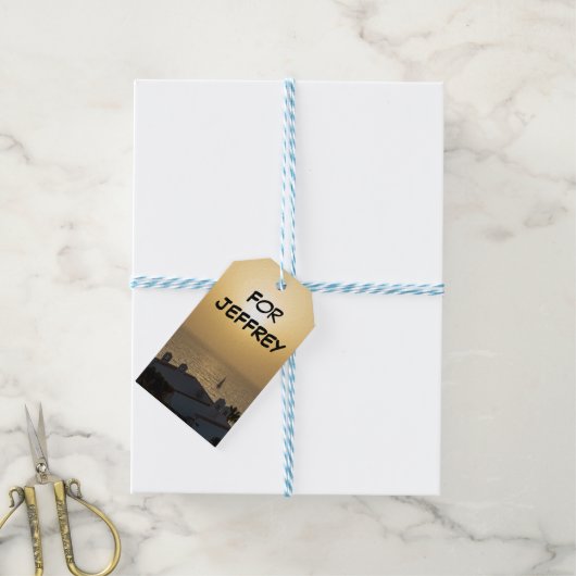 Stilte Cadeaulabel (Met Touw)