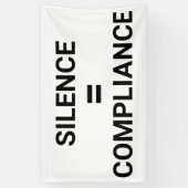 STILTE = COMPLIANCE Dapper protest Maart Spandoek (Verticaal)