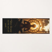 "Stilte, de geest en de ziel zullen spreken" Yogamat (Voorkant (horizontaal))