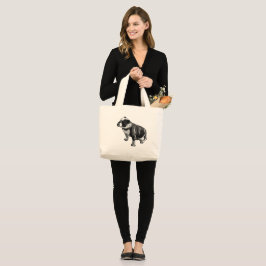 Stilte dragen grote tote bag