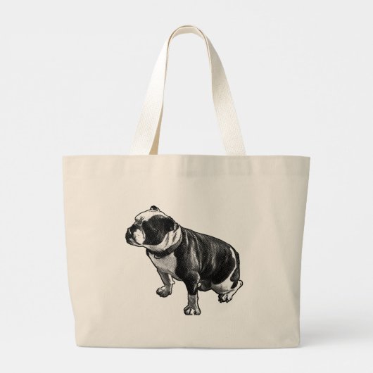 Stilte dragen grote tote bag (Achterkant)
