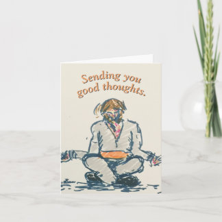 Stilte "Goede Gedachten" Kaart