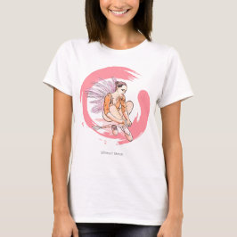 Stilte in Beweging – Minimalistische Ballerina & E T-shirt