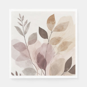 Stilte in Beweging Warm Minimalistisch Ontwerp Servet