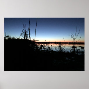 Stilte in de Arkansas Duck Blind Poster