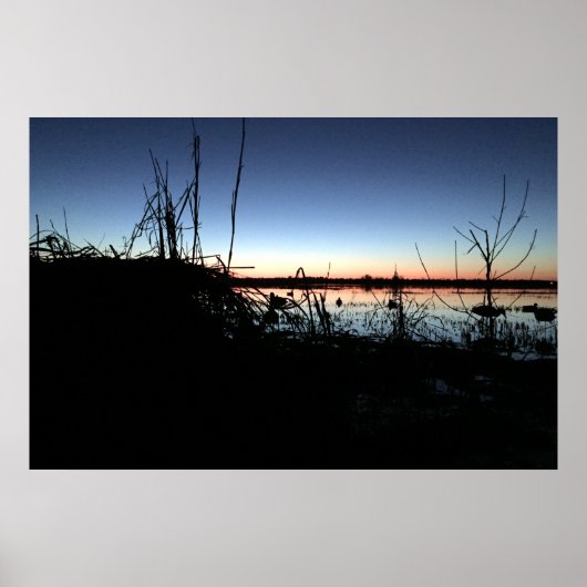 Stilte in de Arkansas Duck Blind Poster (Voorkant)