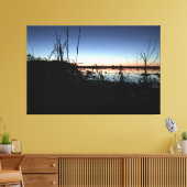 Stilte in de Duck Blind Canvas Afdruk (Insitu (Woonkamer))