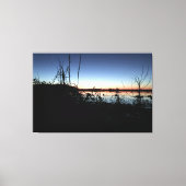 Stilte in de Duck Blind Canvas Afdruk (Voorkant)