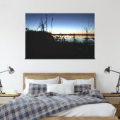 Stilte in de Duck Blind Canvas Afdruk (Insitu (Slaapkamer))