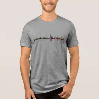 Stilte in het Storm. Rustig het lawaai. Tri-Blend Shirt