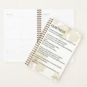 Stilte Inspirerend geschreven woord gedicht Planner (Display)