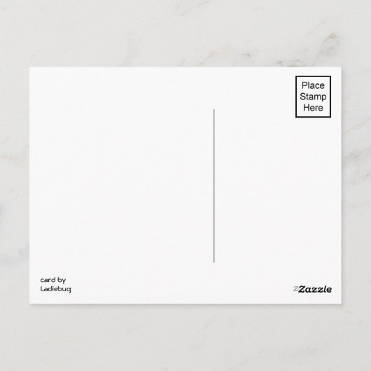 Stilte is acceptatie briefkaart (Achterkant)